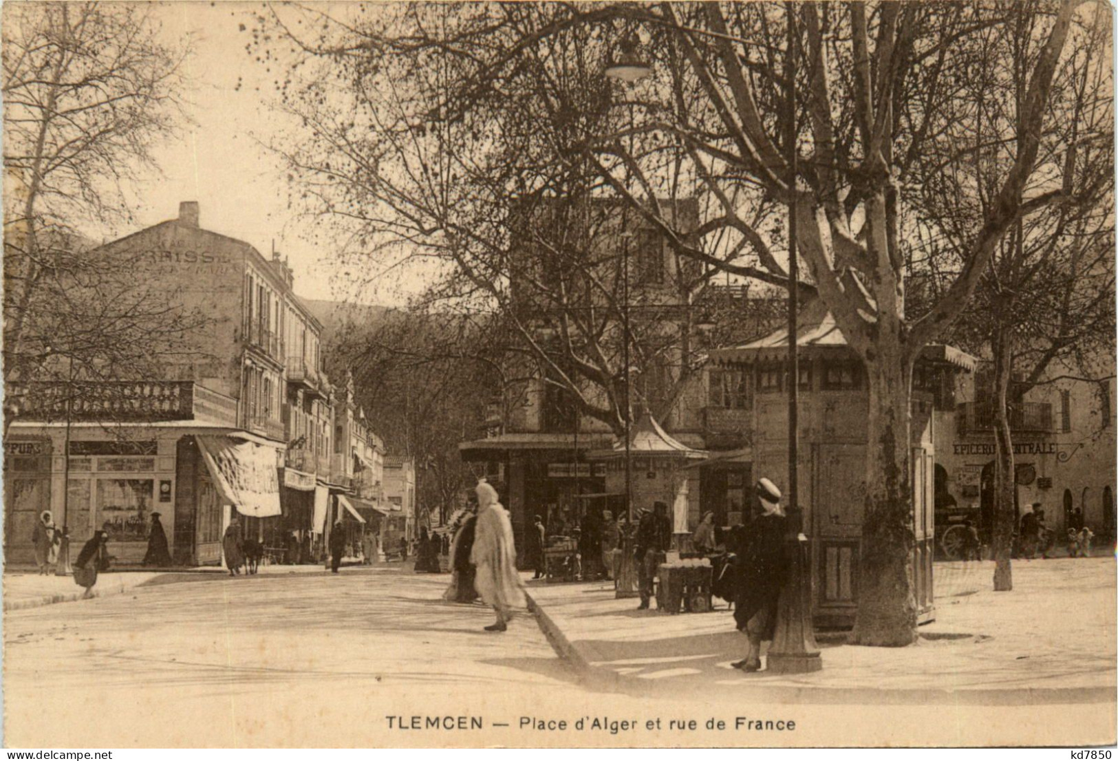 Tlemcen, Place DÀlger Et Rue De France - Tlemcen