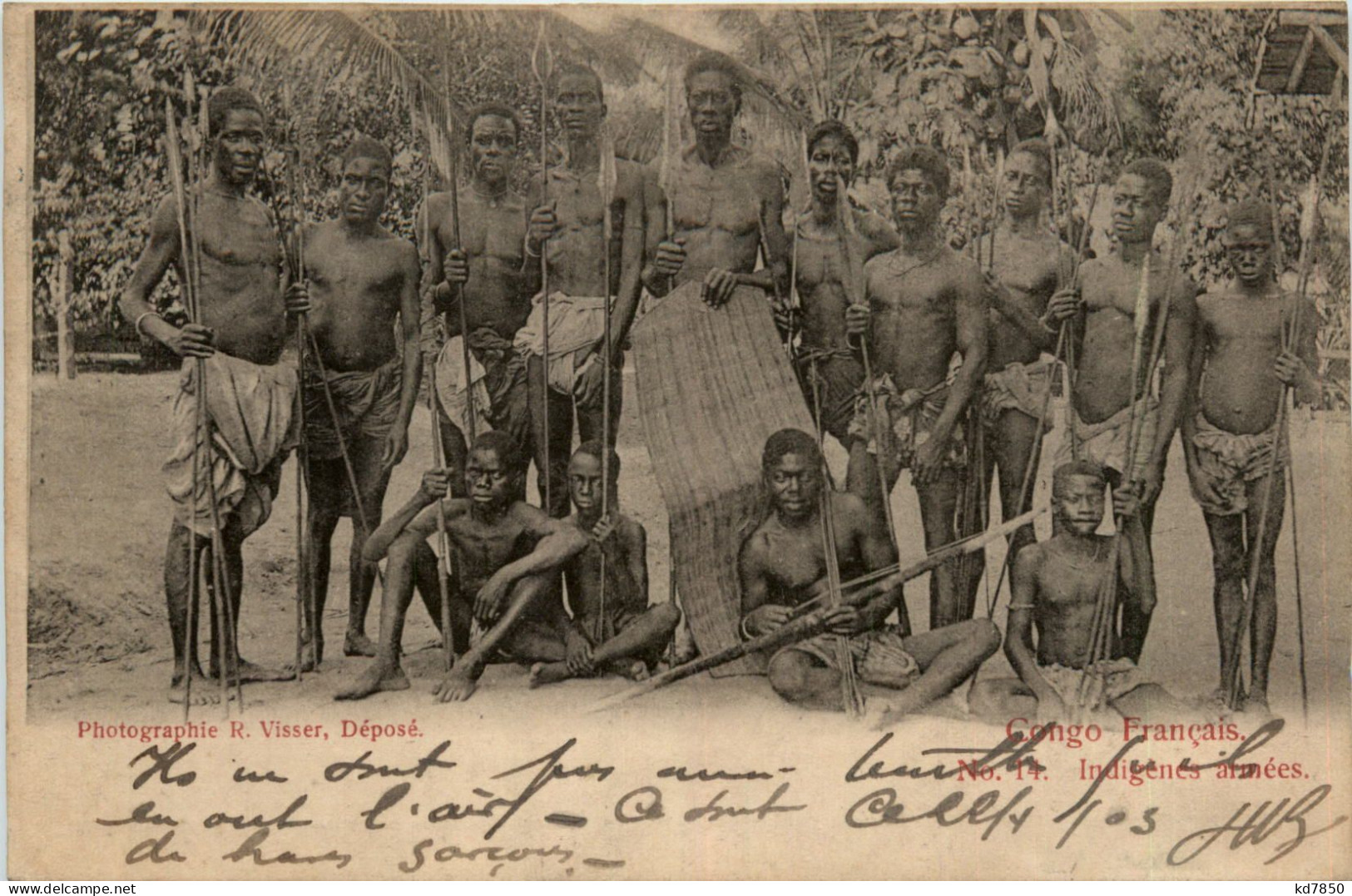 Congo - Indigenes Armees - Autres & Non Classés