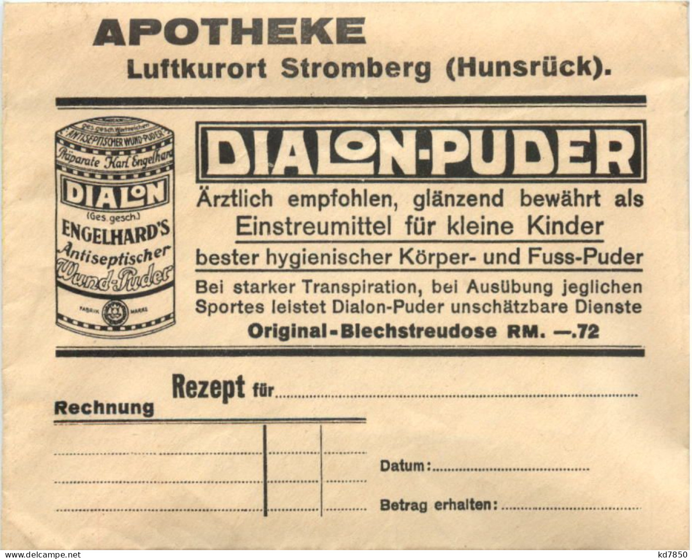 Stromberg Hunsrück - Apotheke Umschlag - Bad Kreuznach