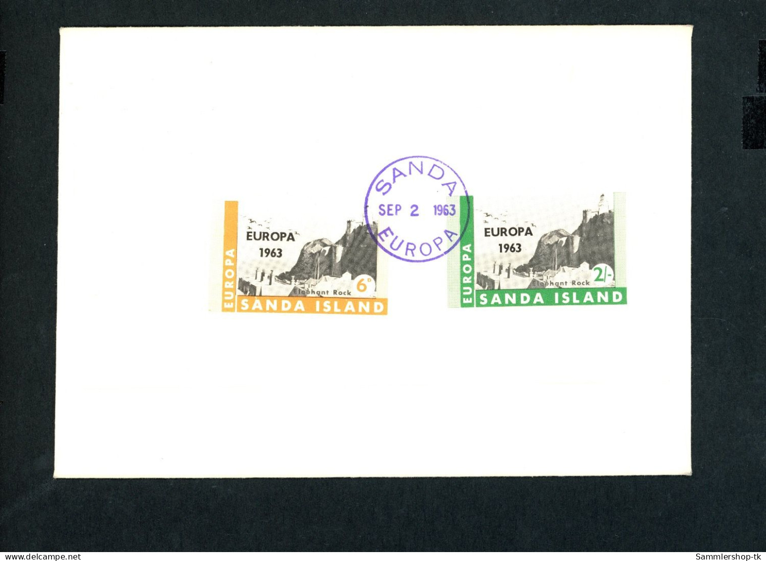 Großbritannien Sanda Europa 1963 FDC - 1981-90 Ediciones Decimales