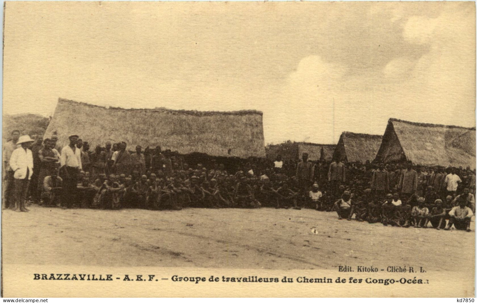 Brazzaville - Groupe De Travailleurs Du Chemin De Ferrabes - Sonstige & Ohne Zuordnung