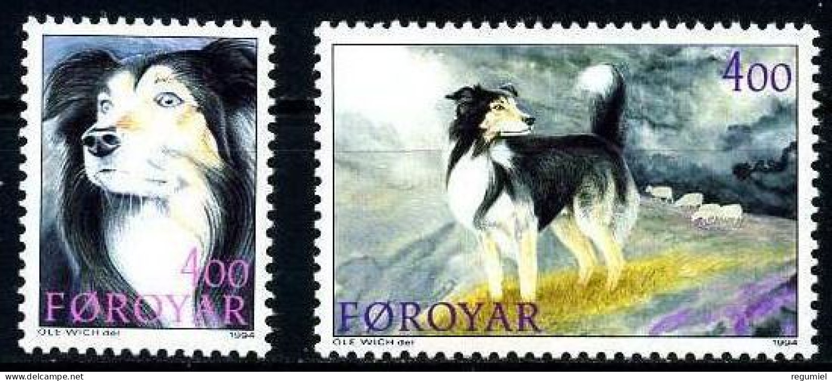 Feroe 258/259 ** MNH. 1994 - Faroe Islands