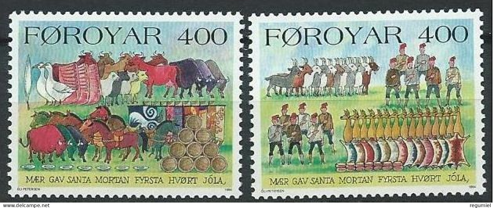 Feroe 266/267 ** MNH. 1994 - Färöer Inseln
