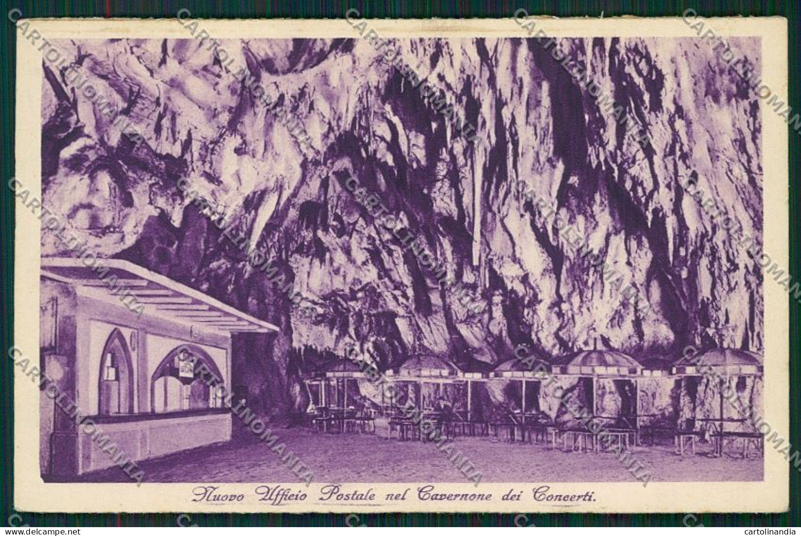 Slovenia Grotte Di Postumia Poste Nel Cavernone Dei Concerti Cartolina ZC1252 - Siracusa