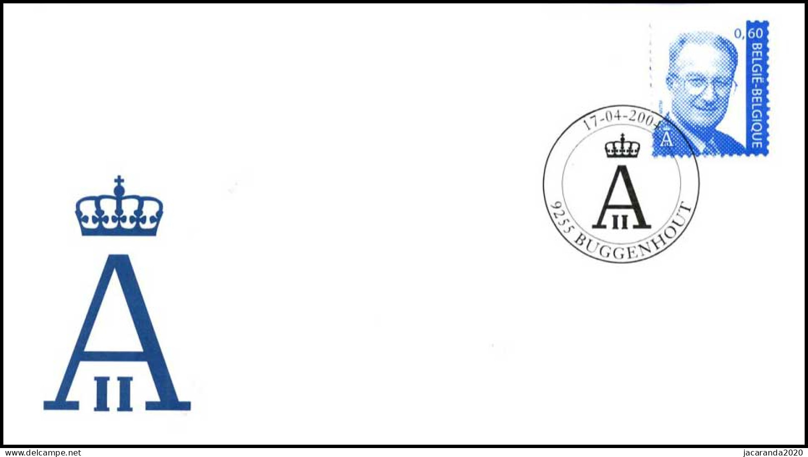 3272 - FDC - Koning Albert II #1 - Stempel: Buggenhout - 2001-2010