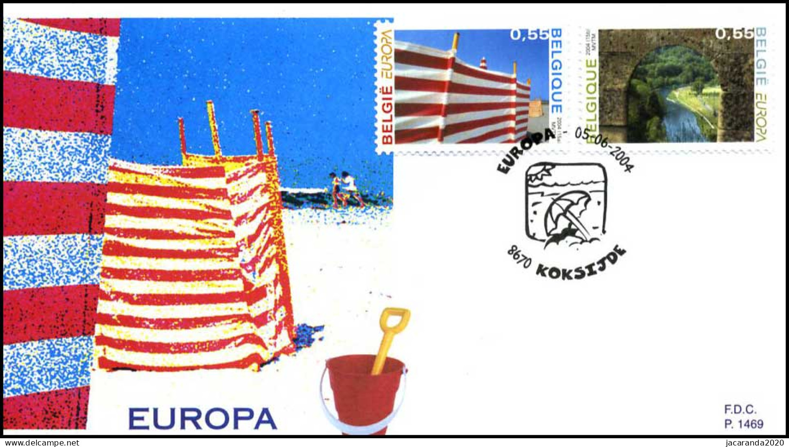 3291/92 - FDC - Europa - Vakantie #1 P1469 - 2001-2010