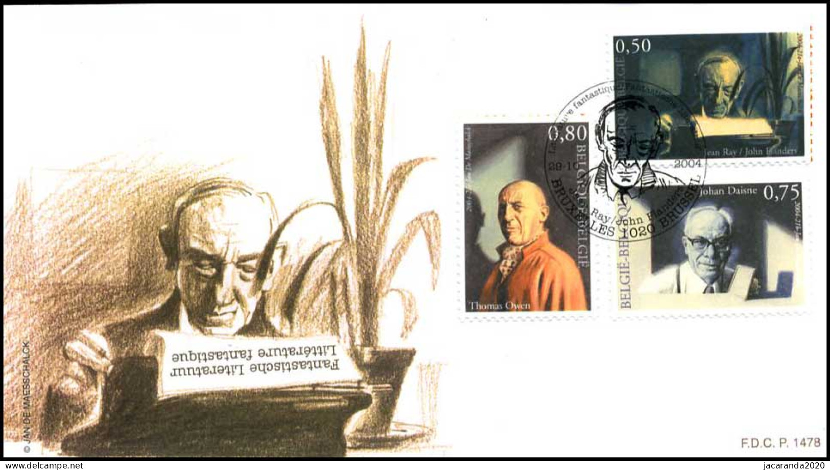 3326/28 - FDC - Fantastische Literatuur #1 P1478 - 2001-2010