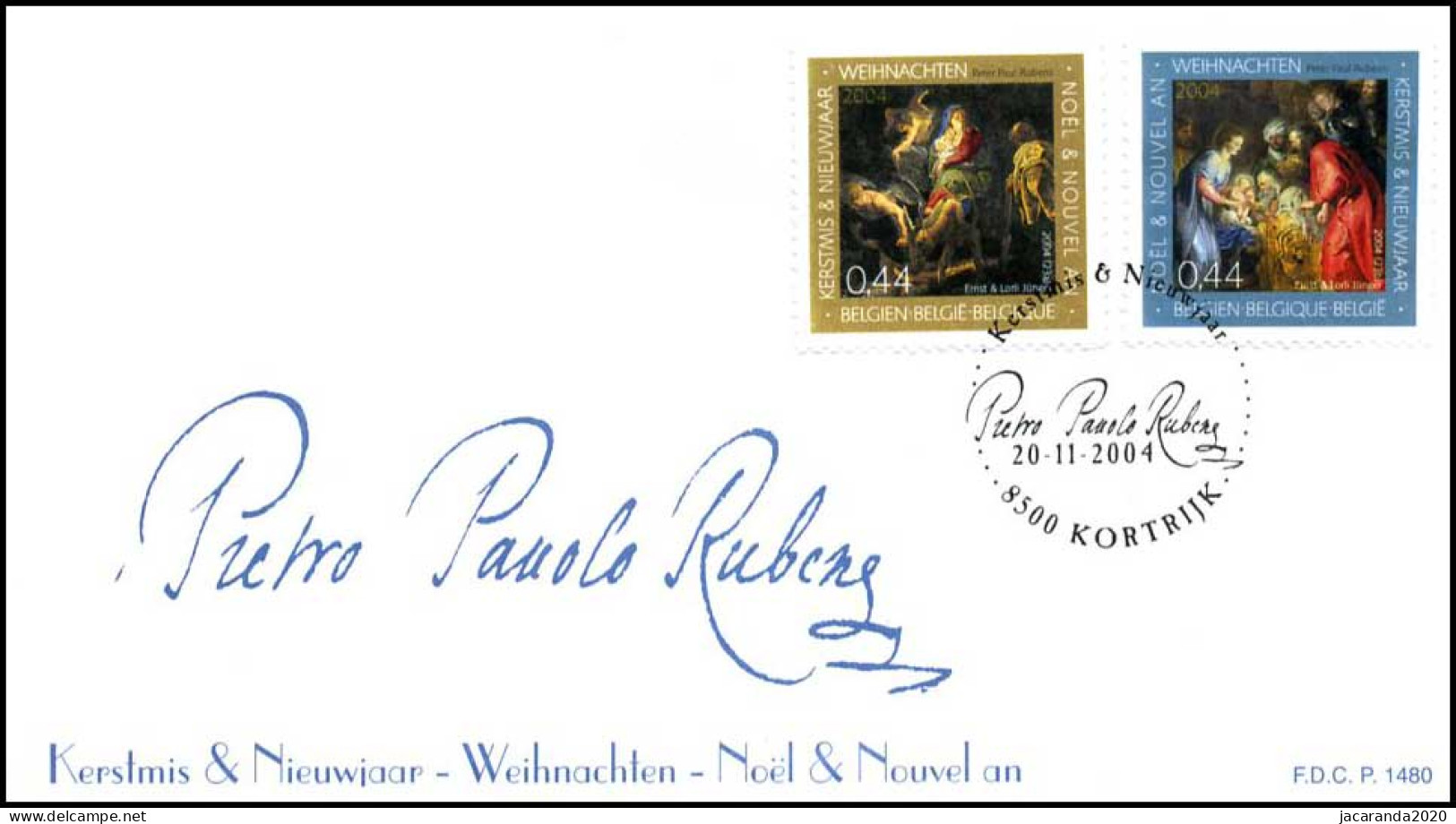 3332/33 - FDC - Kerstmis En Nieuwjaar #1 P1480 - 2001-2010