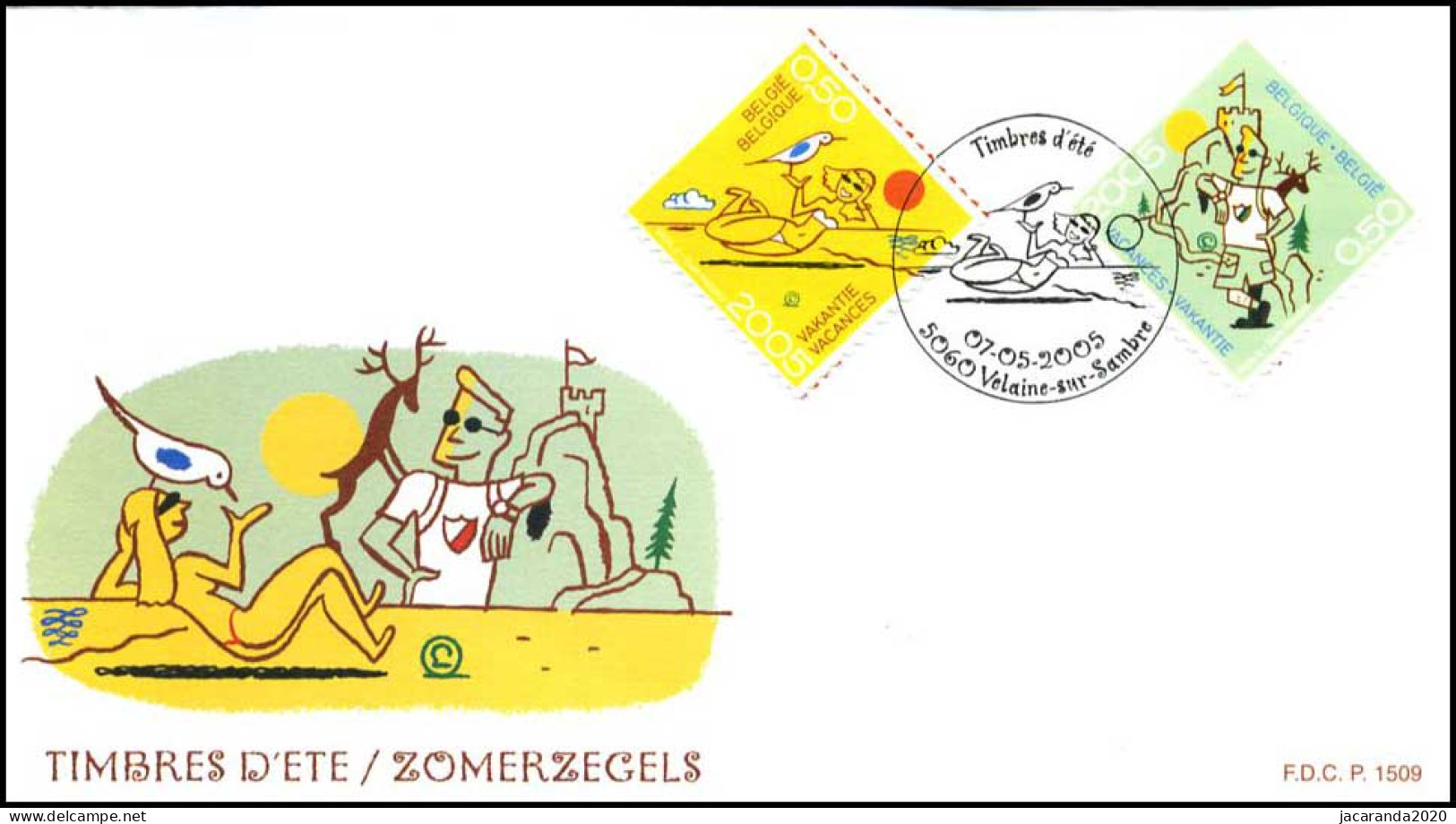 3399/00 - FDC - Zomerzegels P1509 - 2001-2010