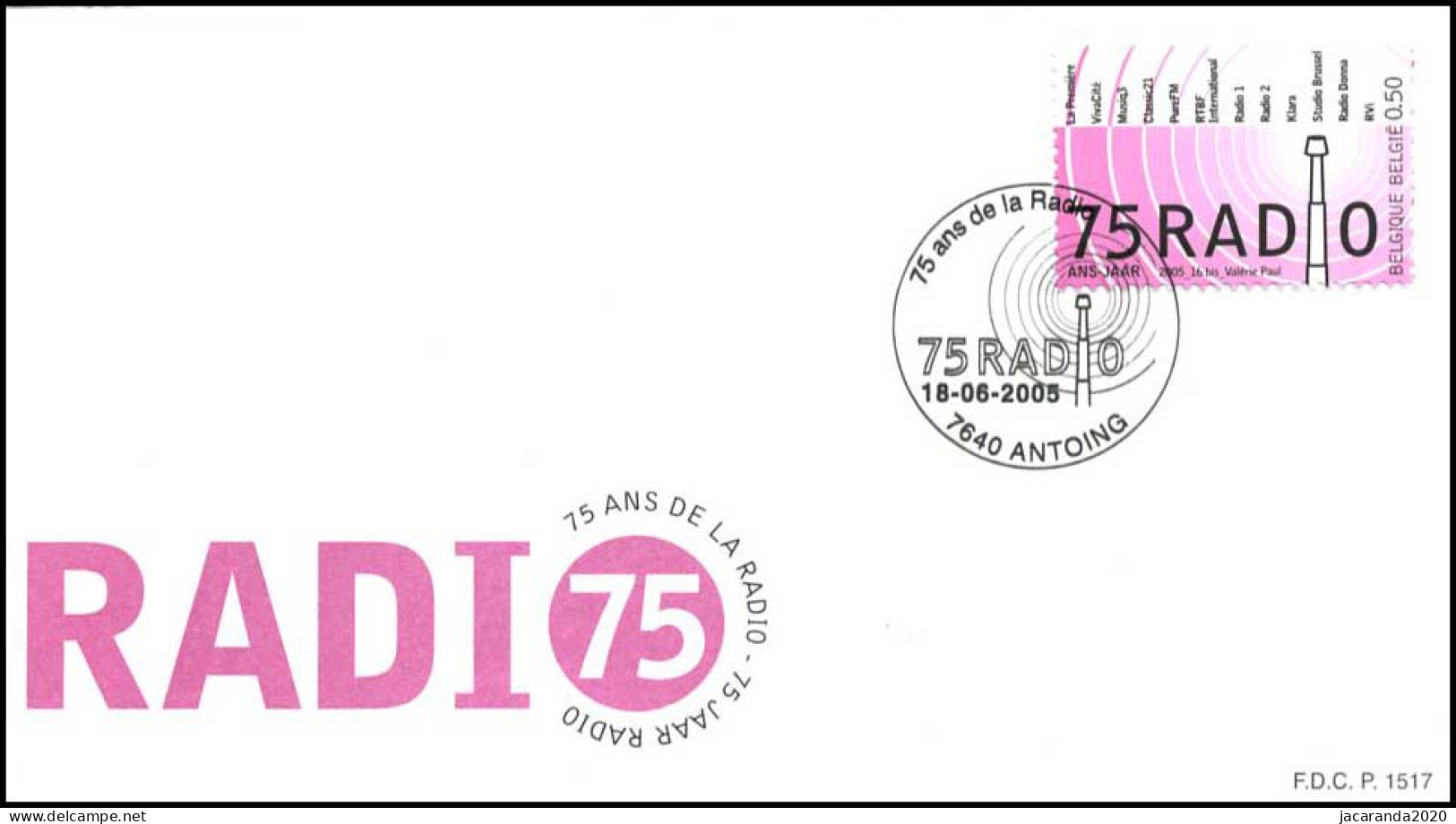 3415 - FDC - 75 Jaar Radio P1517 - 2001-2010