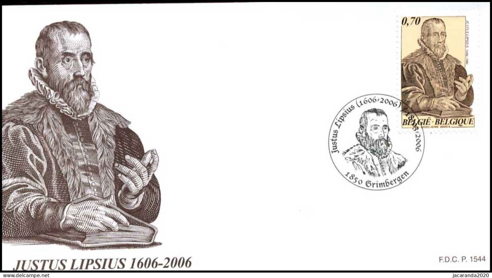 3500 - FDC - Justus Lipsius P1544 - 2001-2010