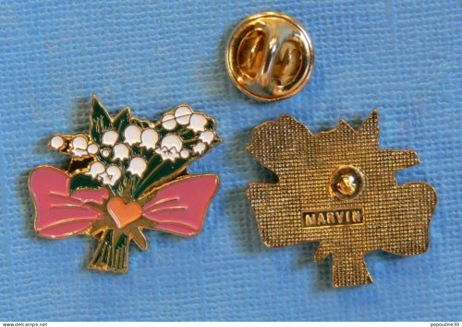 1 PIN'S //  ** MUGUET PORTE-BONHEUR / 1er MAI ** . (Marvin) - Other & Unclassified