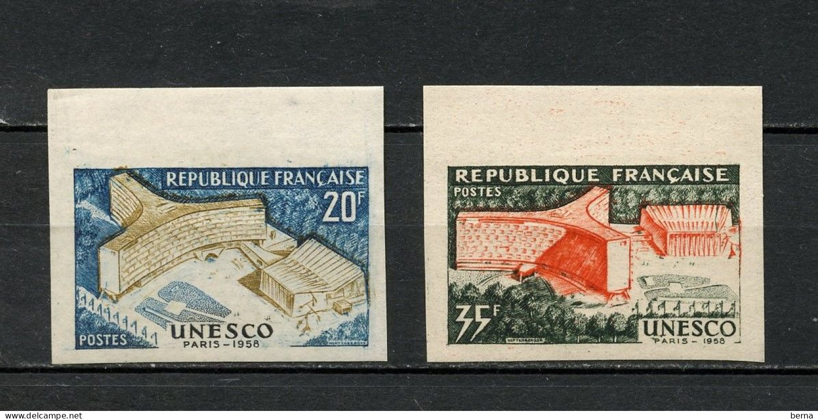 FRANCE 1177/1178 UNESCO LUXE NEUF SANS CHARNIERE - 1951-1960