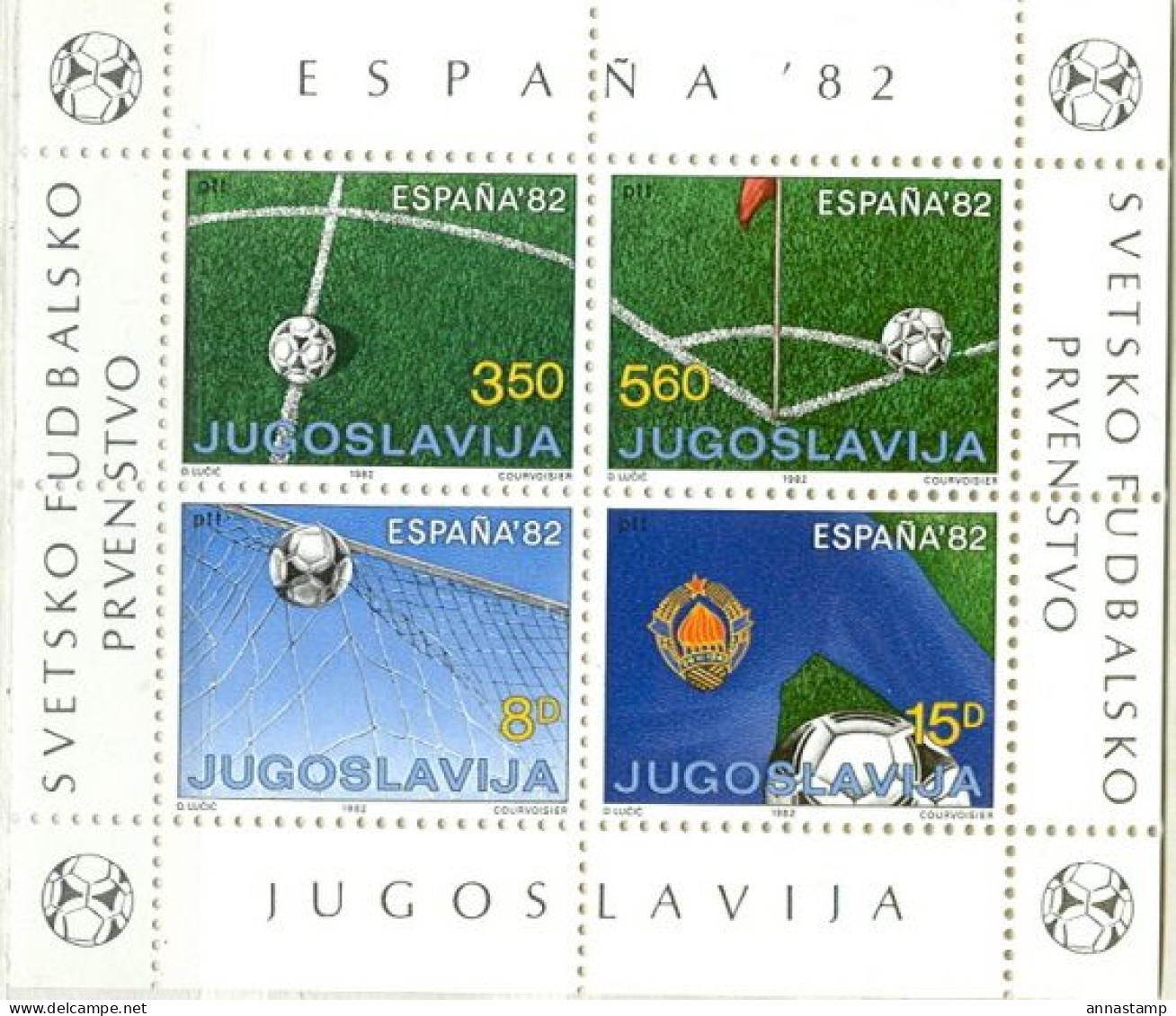 Yugoslavia MNH SS - 1982 – Espagne