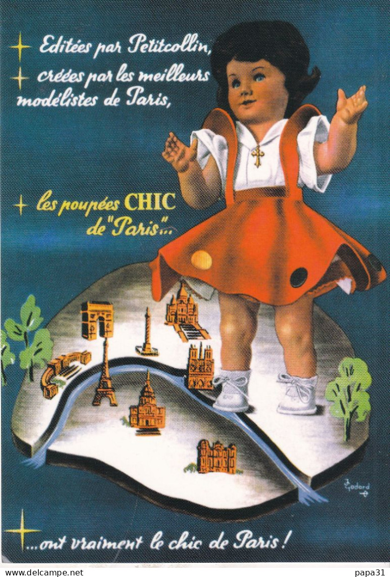 Publicité " Les Poupées CHIC De Paris " - Spielzeug & Spiele