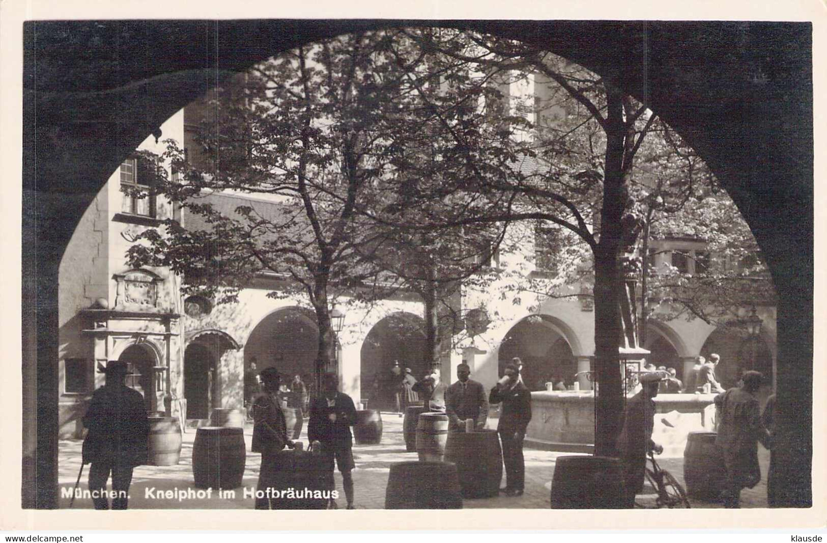 München - Kneipphof Im Hofbräuhaus Gel.1931 - Muenchen