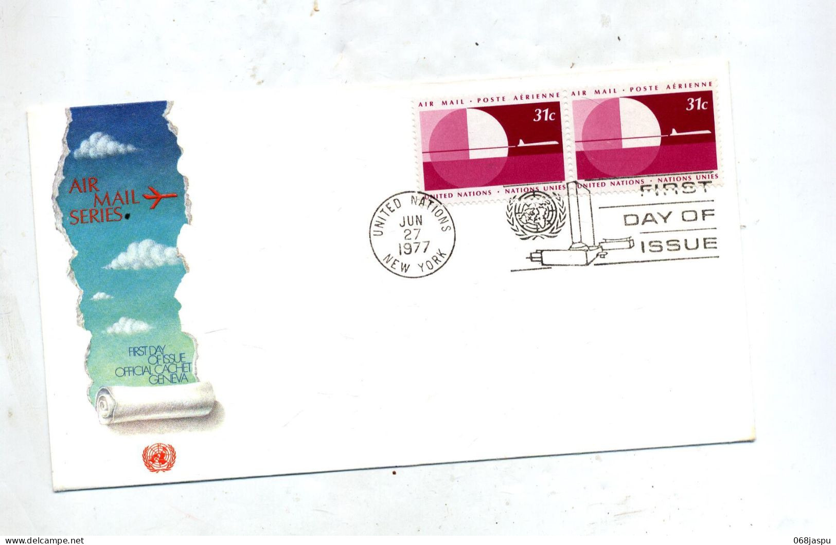 Lettre  Fdc 1977 Avion - FDC