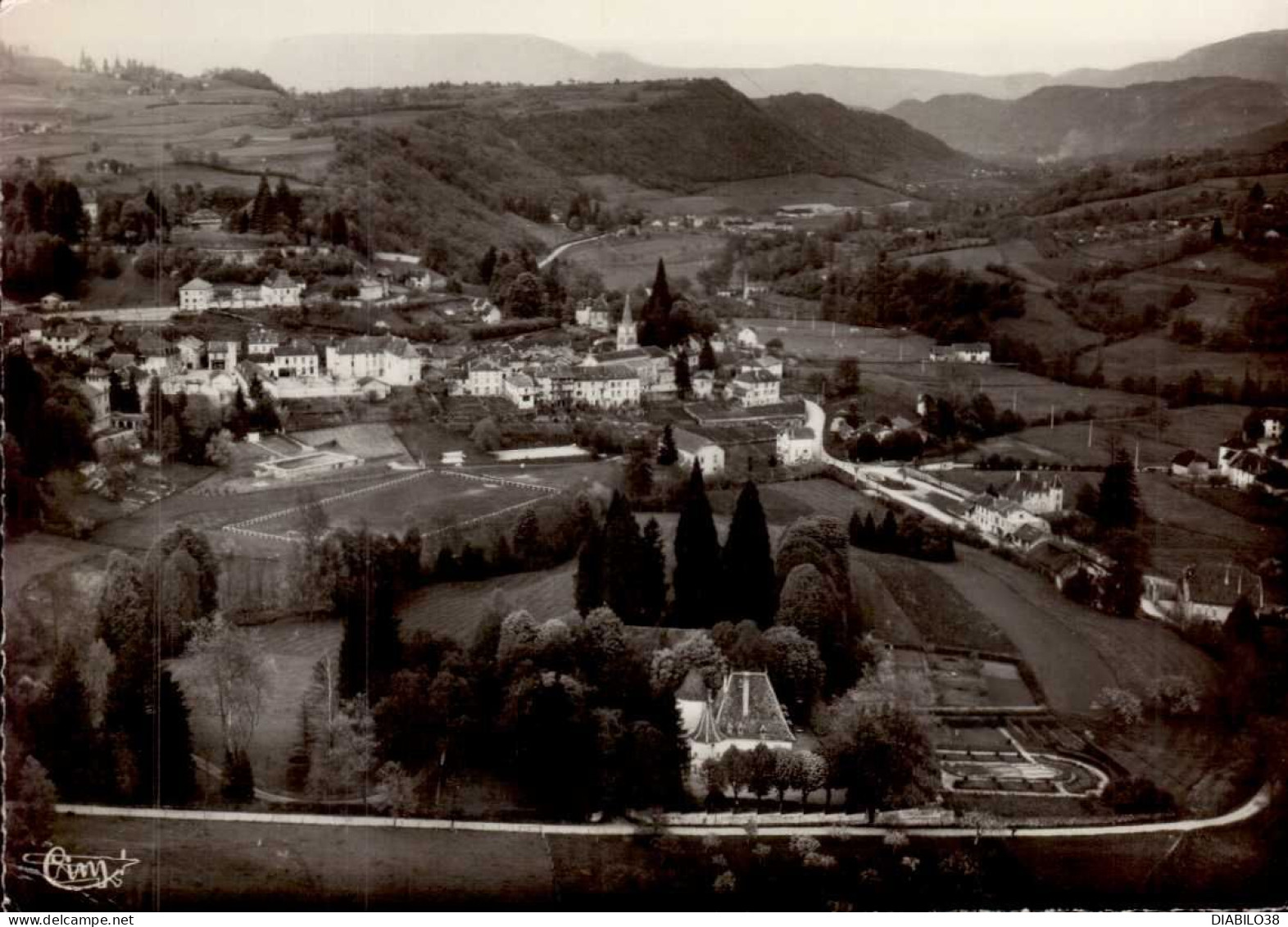 SAINT-GEOIRE-EN-VALDAINE  ( ISERE )     VUE PANORAMIQUE - Saint-Geoire-en-Valdaine