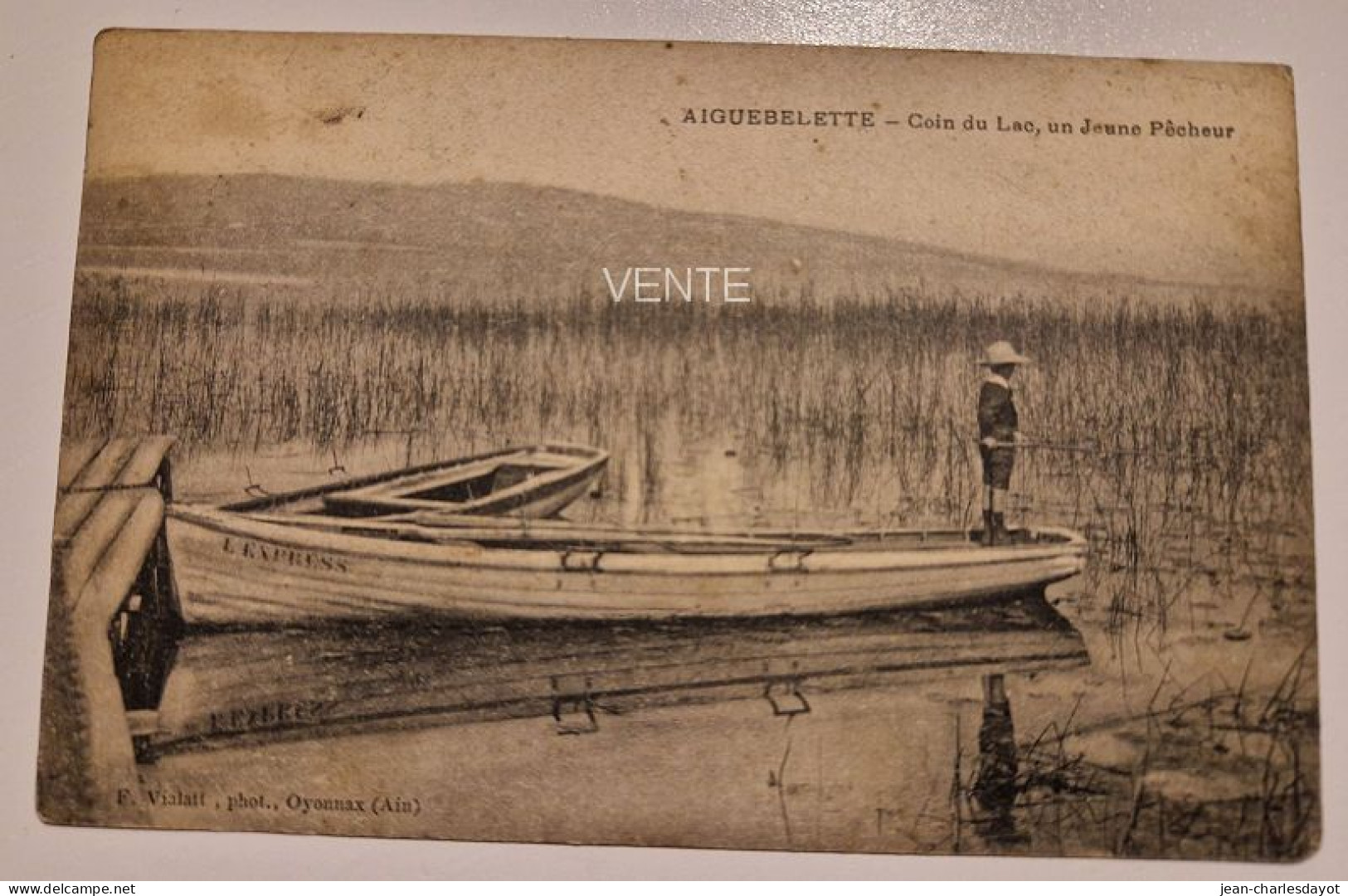 Carte Postale AIGUEBELETTE - Coin Lac Jeune Pêcheur - Aiguebelle