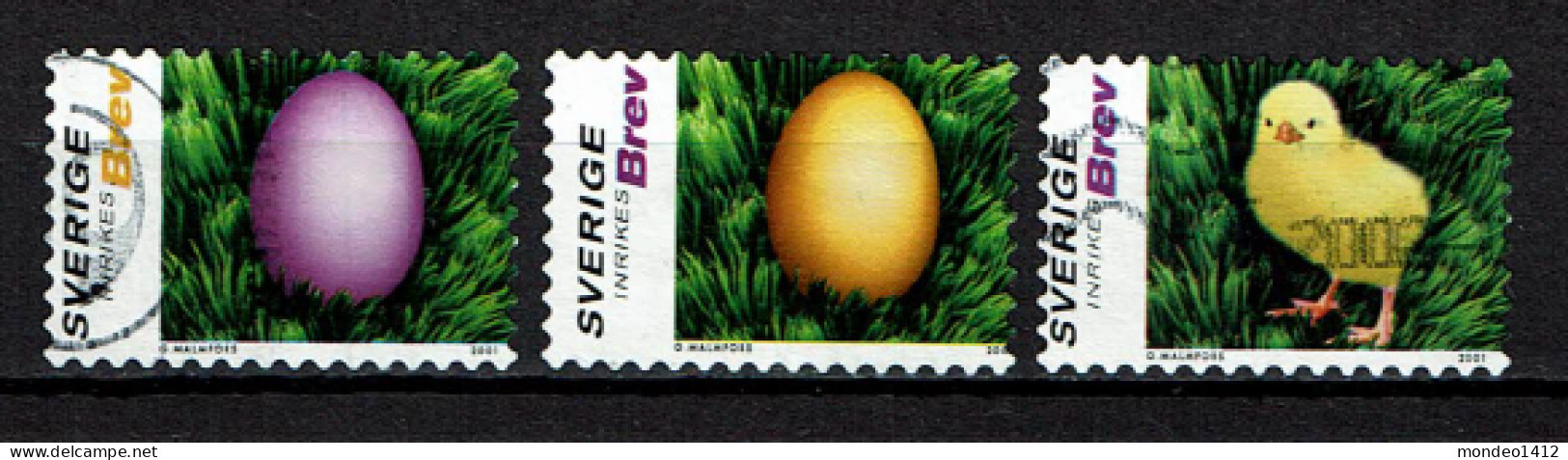 Sweden 2001 - Easter, Ostern, Pasen - Used - Usados