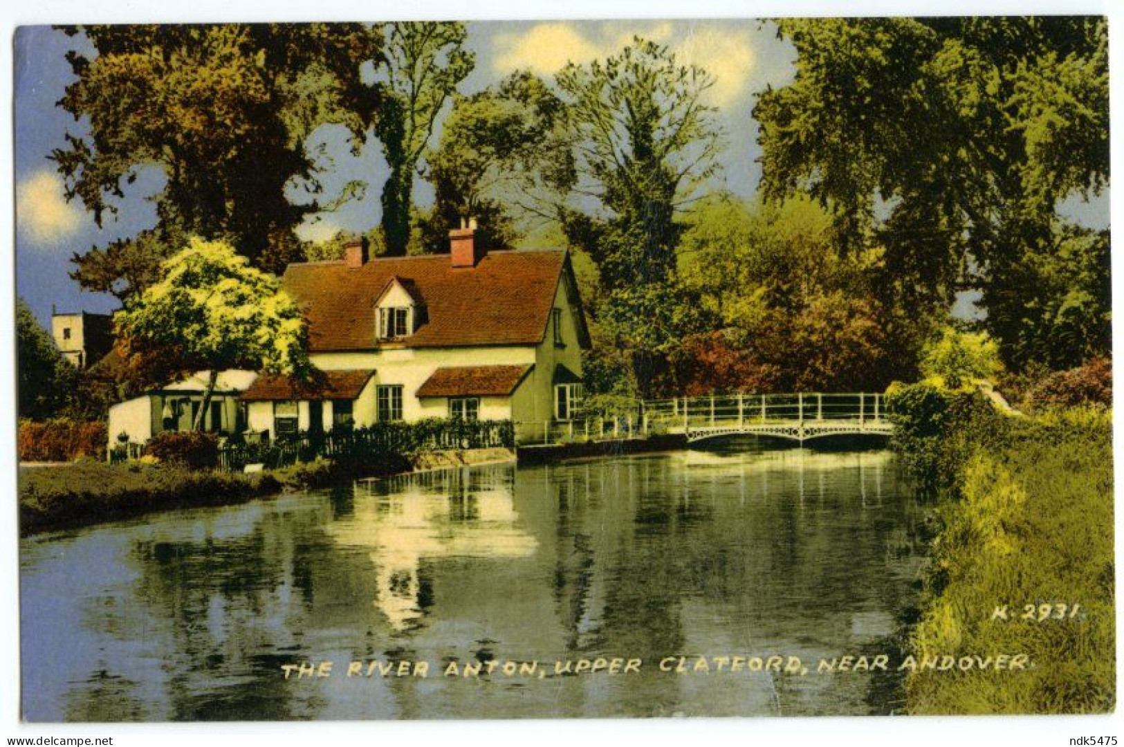 THE RIVER ANTON, UPPER CLATFORD, NEAR ANDOVER / LONDON, SHEPHERDS BUSH GREEN, ROMNEY COURT (OLESEN) - Other & Unclassified