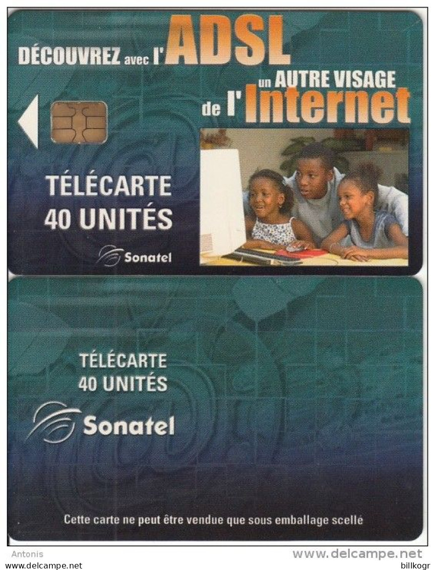 SENEGAL - ADSL/Internet, Sonatel Telecard 40 Units, Tirage 10000, No CN - Senegal