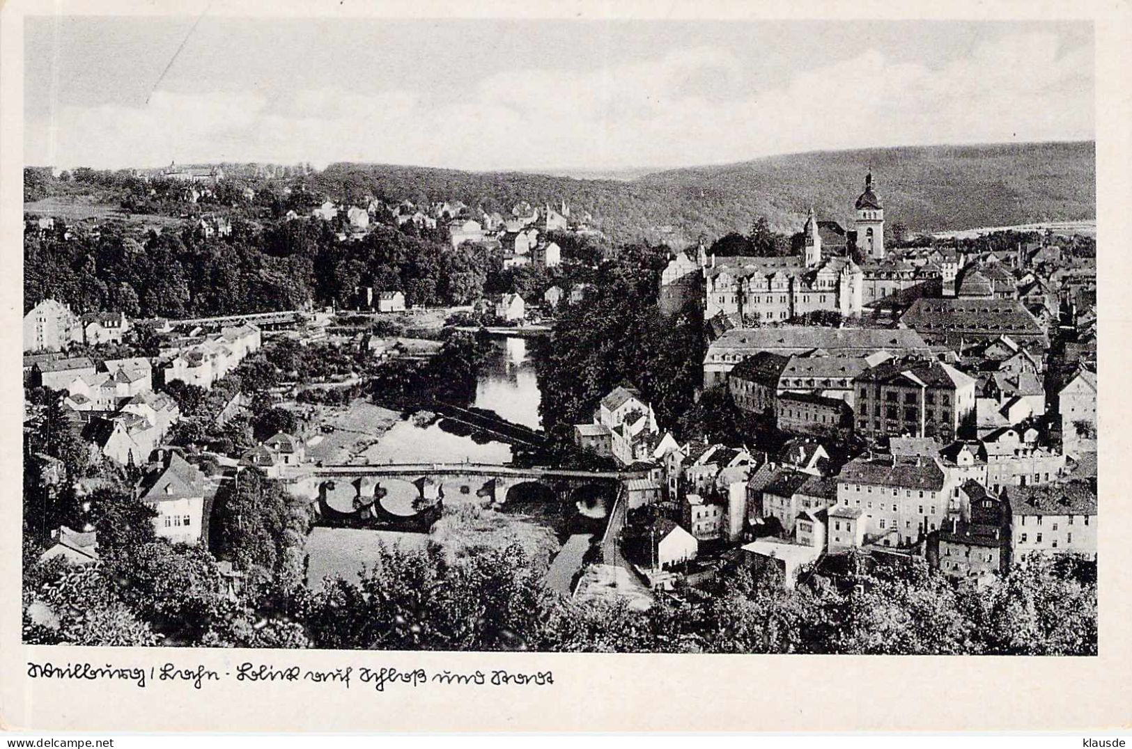 Weilburg - Panorama Gel.1941 - Weilburg