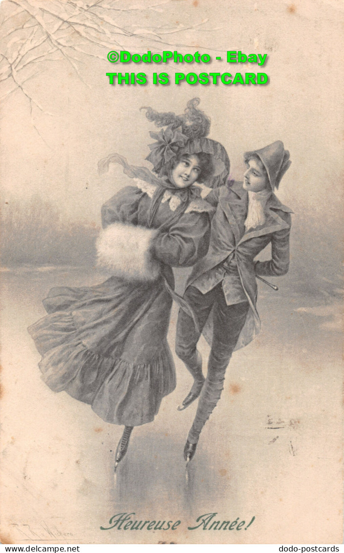 R396173 Heureuse Annee. M. M. Vienne. M. Munk. Nr. 561. 1910 - Monde