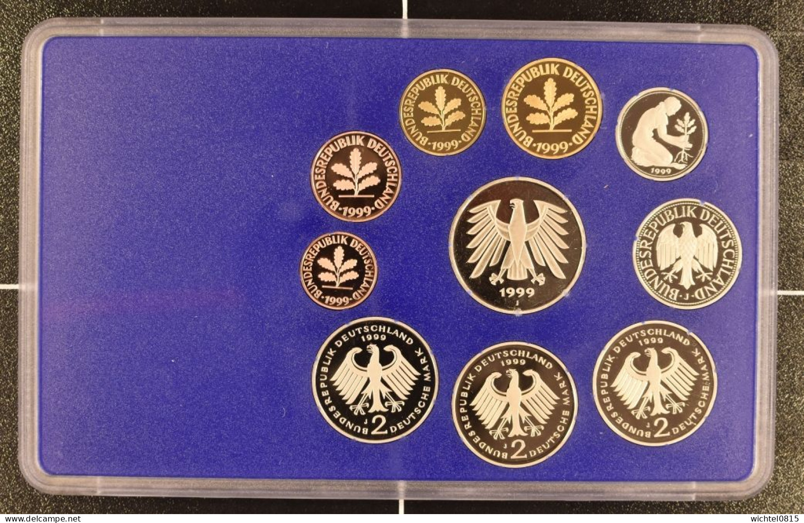 Kursmünzsatz BRD 1999 Prägestätte J [Hamburg] - Mint Sets & Proof Sets