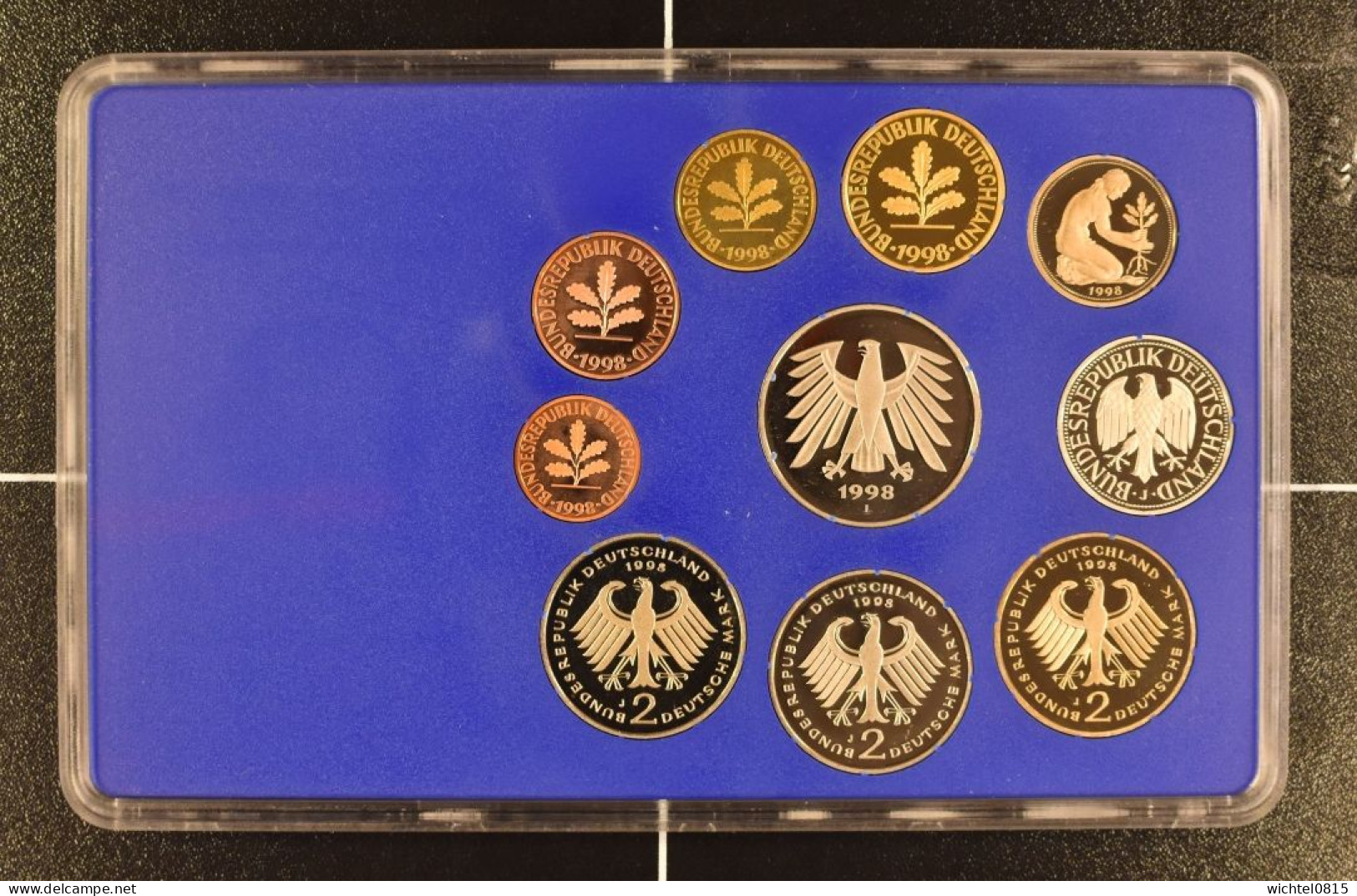 Kursmünzsatz BRD 1998 Prägestätte J [Hamburg] - Mint Sets & Proof Sets