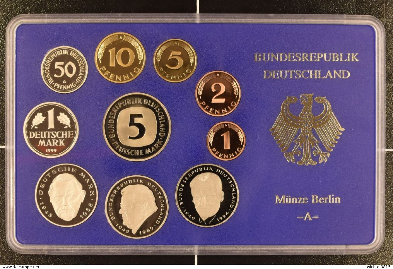 Kursmünzsatz BRD 1999 Prägestätte A [Berlin] - Mint Sets & Proof Sets