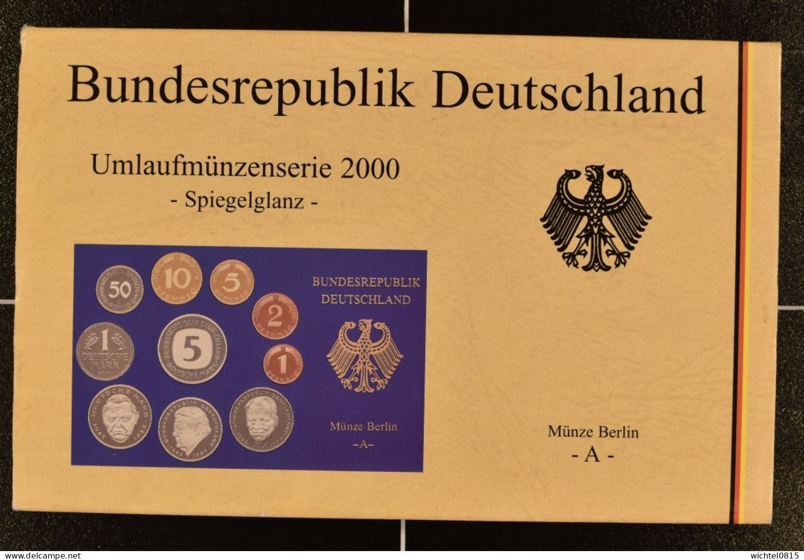 Kursmünzsatz BRD2000 Prägestätte A [Berlin] - Mint Sets & Proof Sets