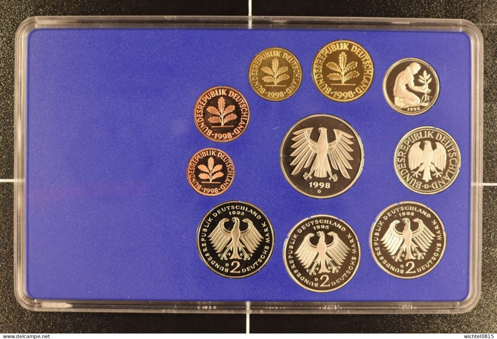 Kursmünzsatz BRD 1998 Prägestätte D [München] - Mint Sets & Proof Sets