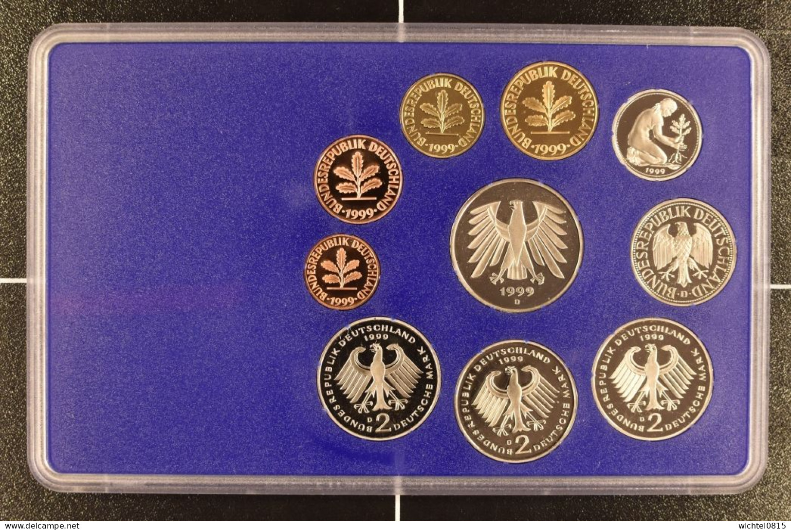 Kursmünzsatz BRD 1999 Prägestätte D [München] - Mint Sets & Proof Sets