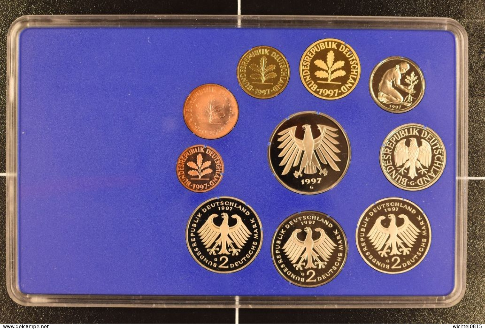 Kursmünzsatz BRD 1997 Prägestätte G [Karlsruhe] - Mint Sets & Proof Sets