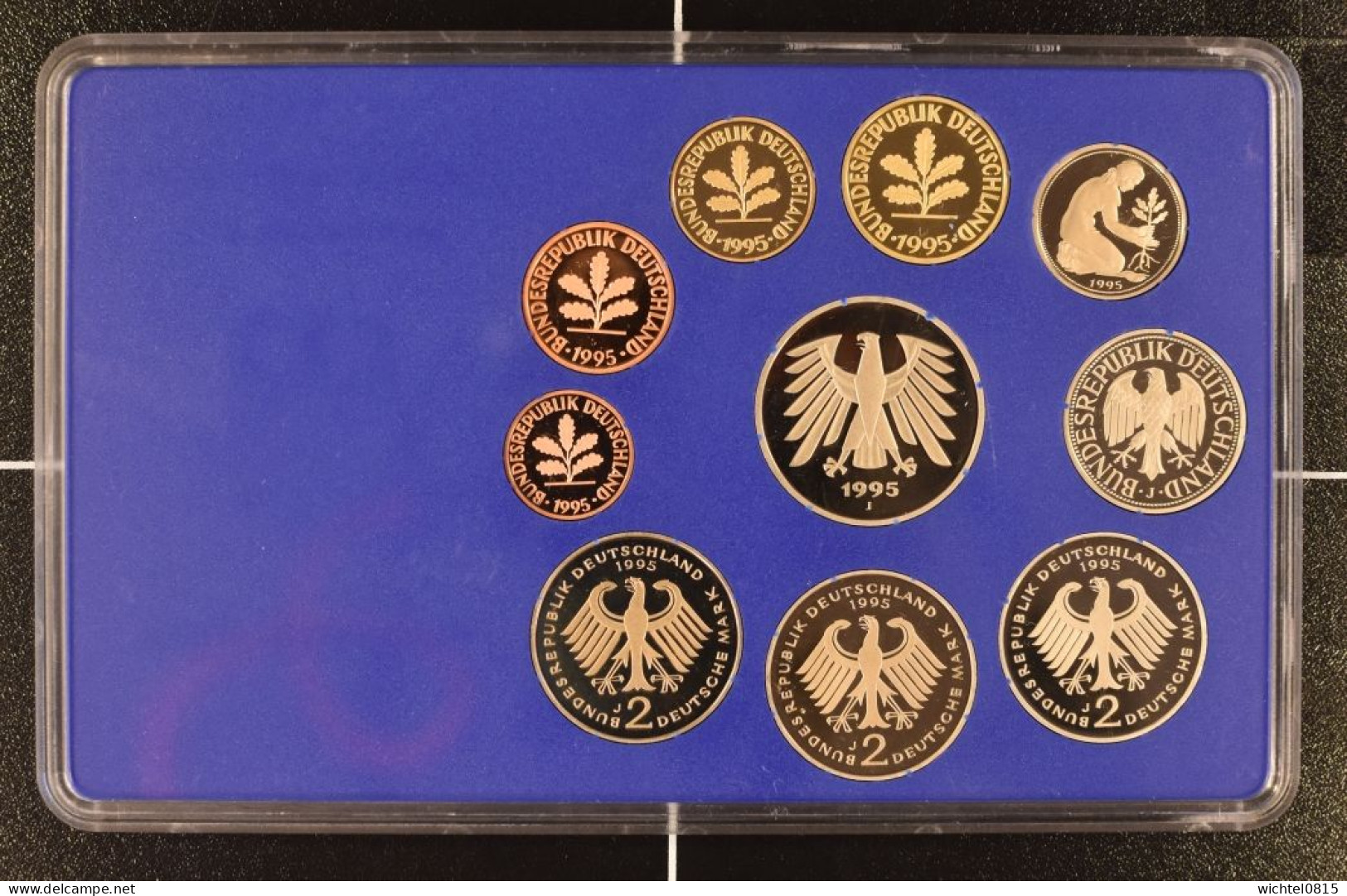 Kursmünzsatz BRD 1995 Komplett  J {Hamburg] - Mint Sets & Proof Sets