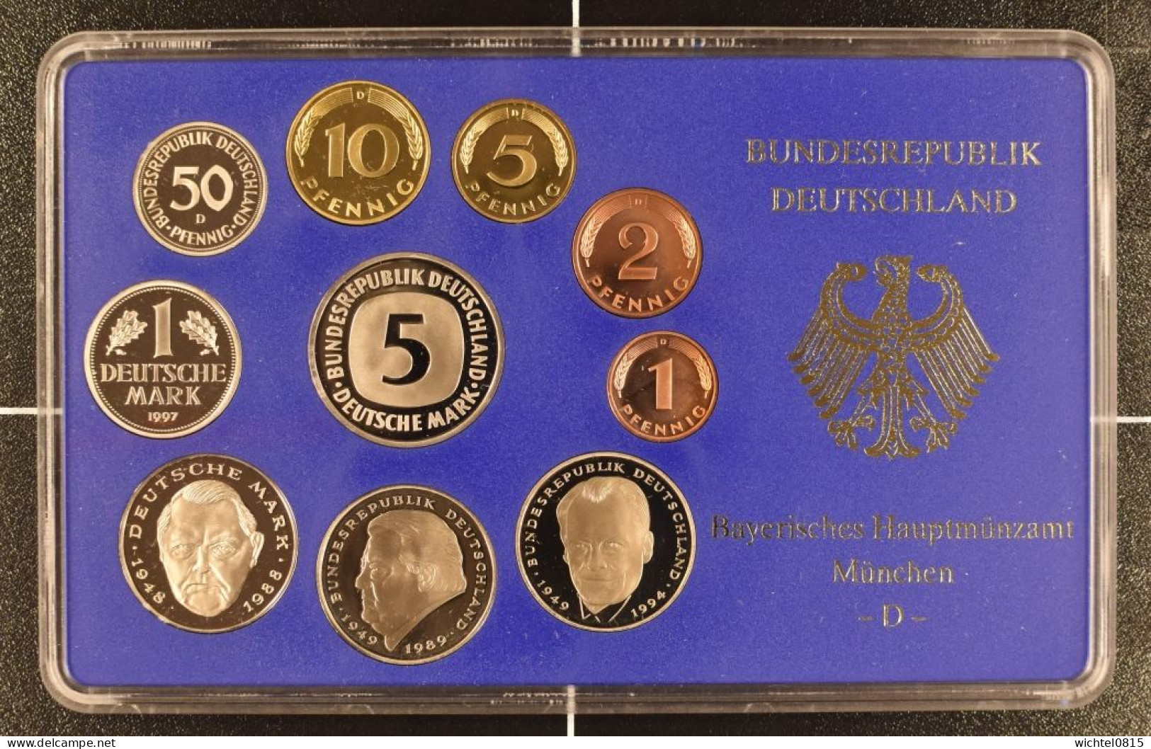 Kursmünzsatz BRD 1997 Prägestätte D [München] - Mint Sets & Proof Sets