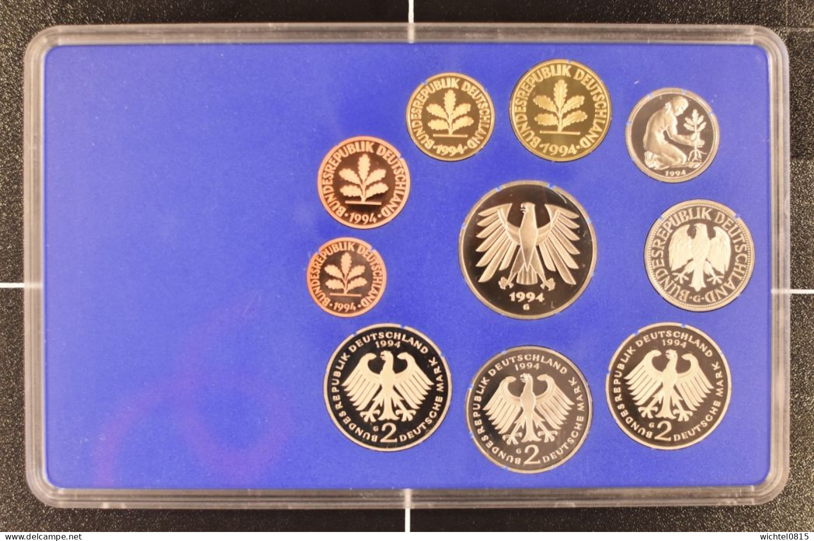 Kursmünzsatz BRD 1994 Prägestätte G [Karlsruhe] - Mint Sets & Proof Sets