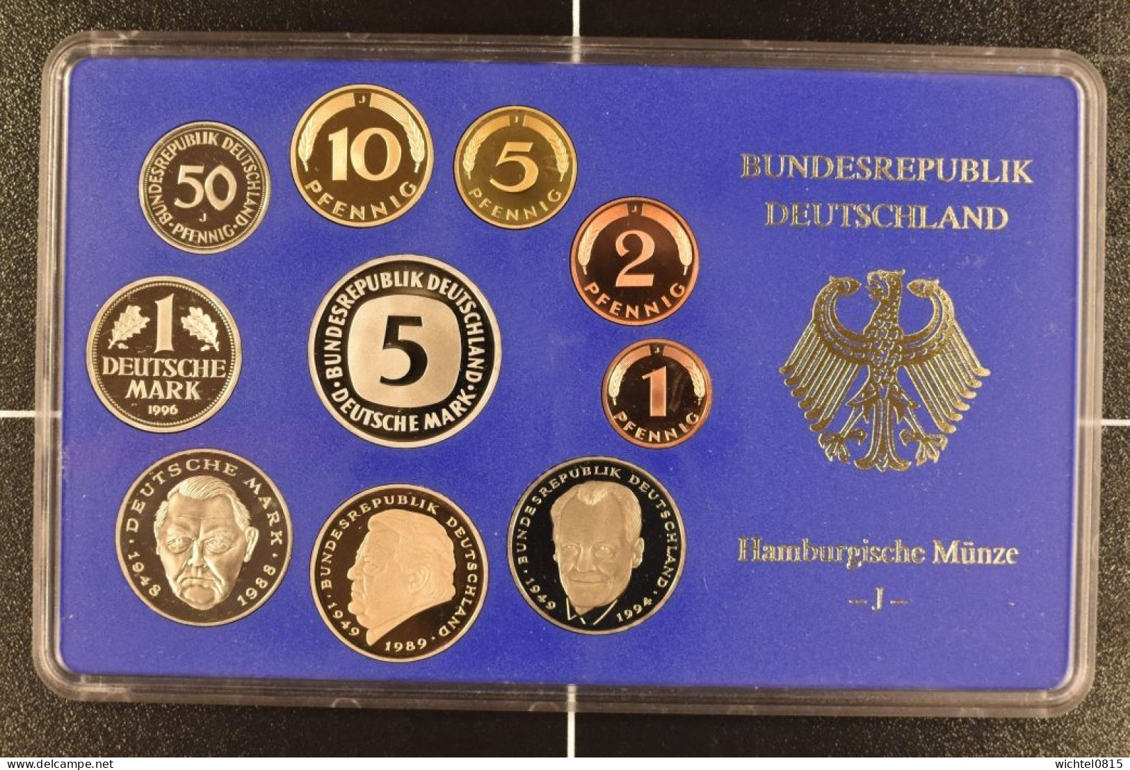 Kursmünzsatz BRD 1996 Komplett  J {Hamburg] - Mint Sets & Proof Sets