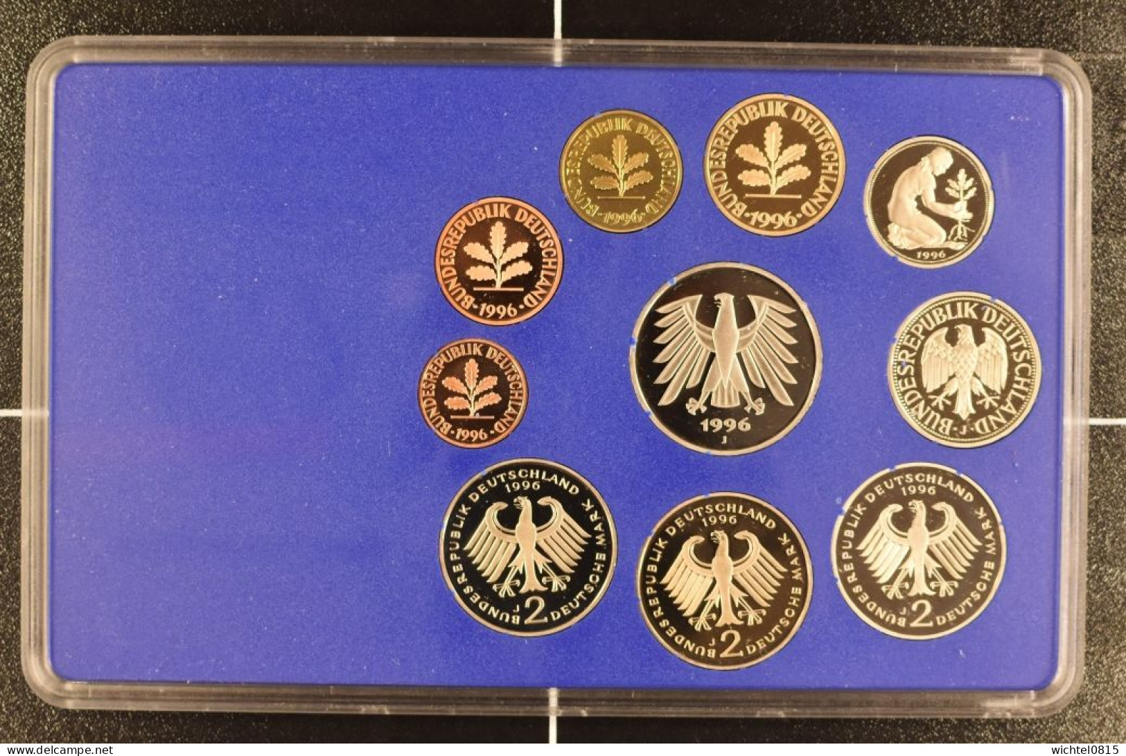 Kursmünzsatz BRD 1996 Komplett  J {Hamburg] - Mint Sets & Proof Sets