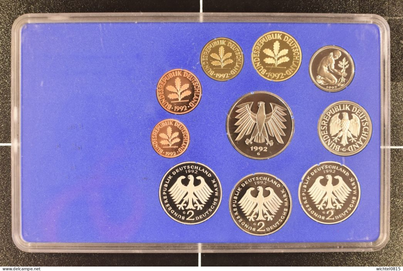 Kursmünzsatz BRD 1992 Prägestätte G [Karlsruhe] - Mint Sets & Proof Sets