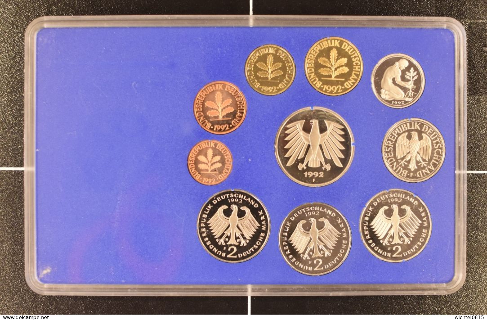 Kursmünzsatz BRD 1992 Prägestätte F [Stuttgart] - Mint Sets & Proof Sets