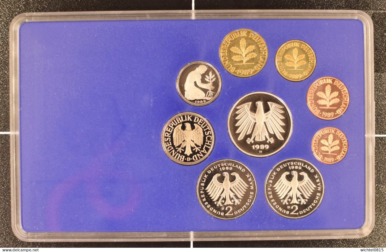 Kursmünzsatz BRD 1989 Prägestätte D [München] - Mint Sets & Proof Sets