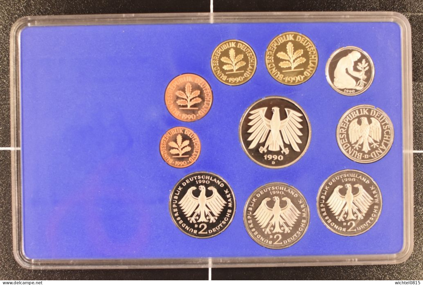 Kursmünzsatz BRD 1990 Prägestätte D [München] - Mint Sets & Proof Sets