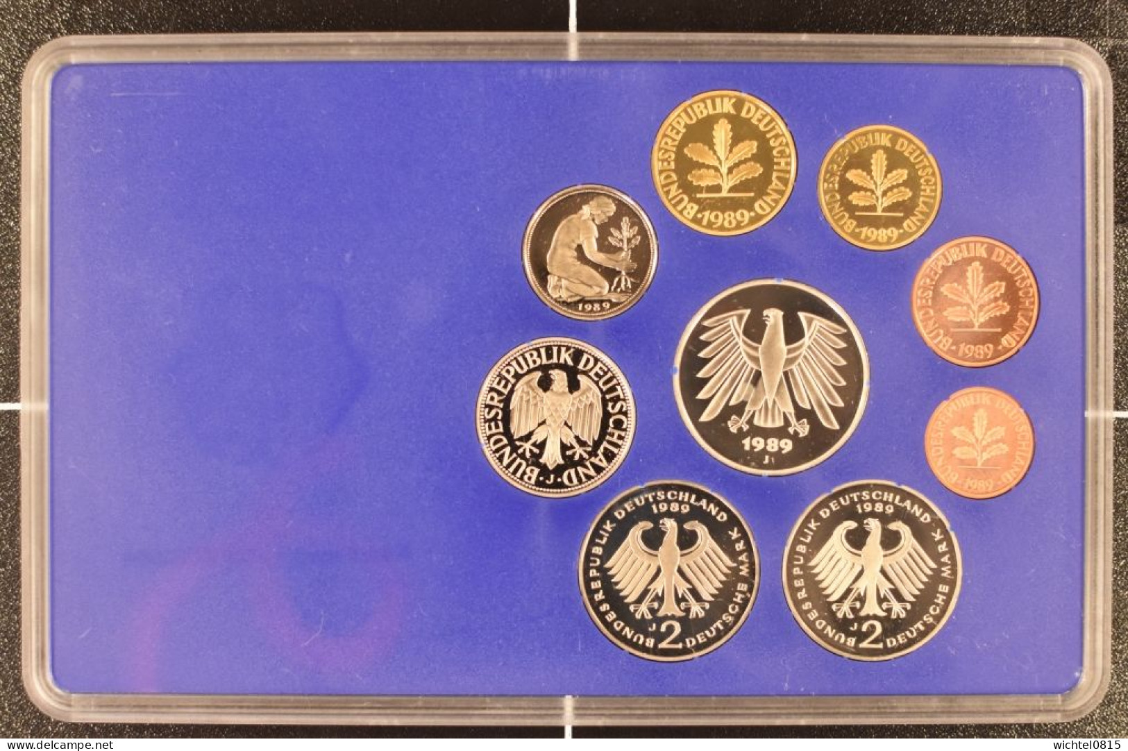 Kursmünzsatz BRD 1989 Prägestätte J [Hamburg] - Mint Sets & Proof Sets