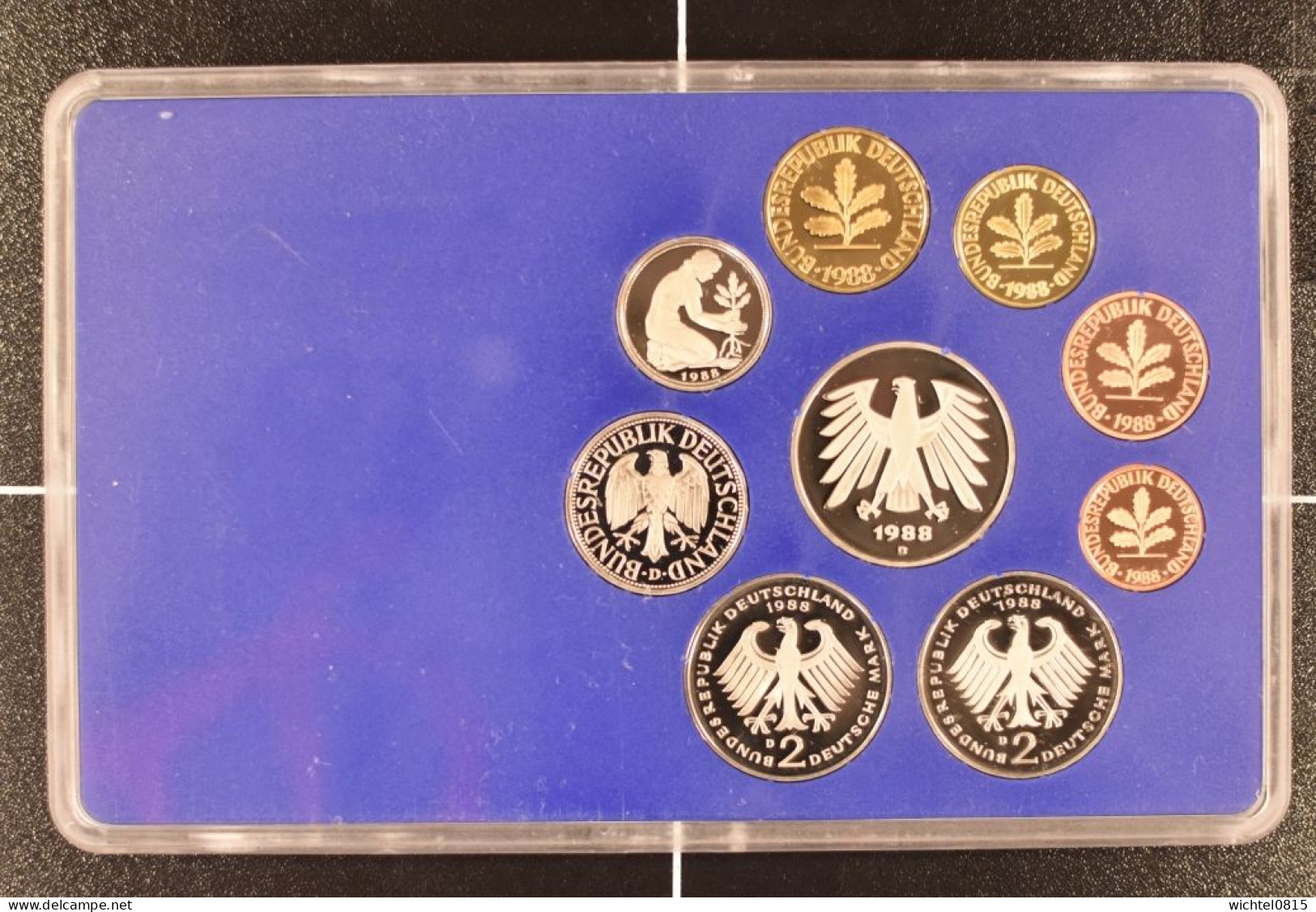 Kursmünzsatz BRD 1988 Prägestätte D [München] - Mint Sets & Proof Sets