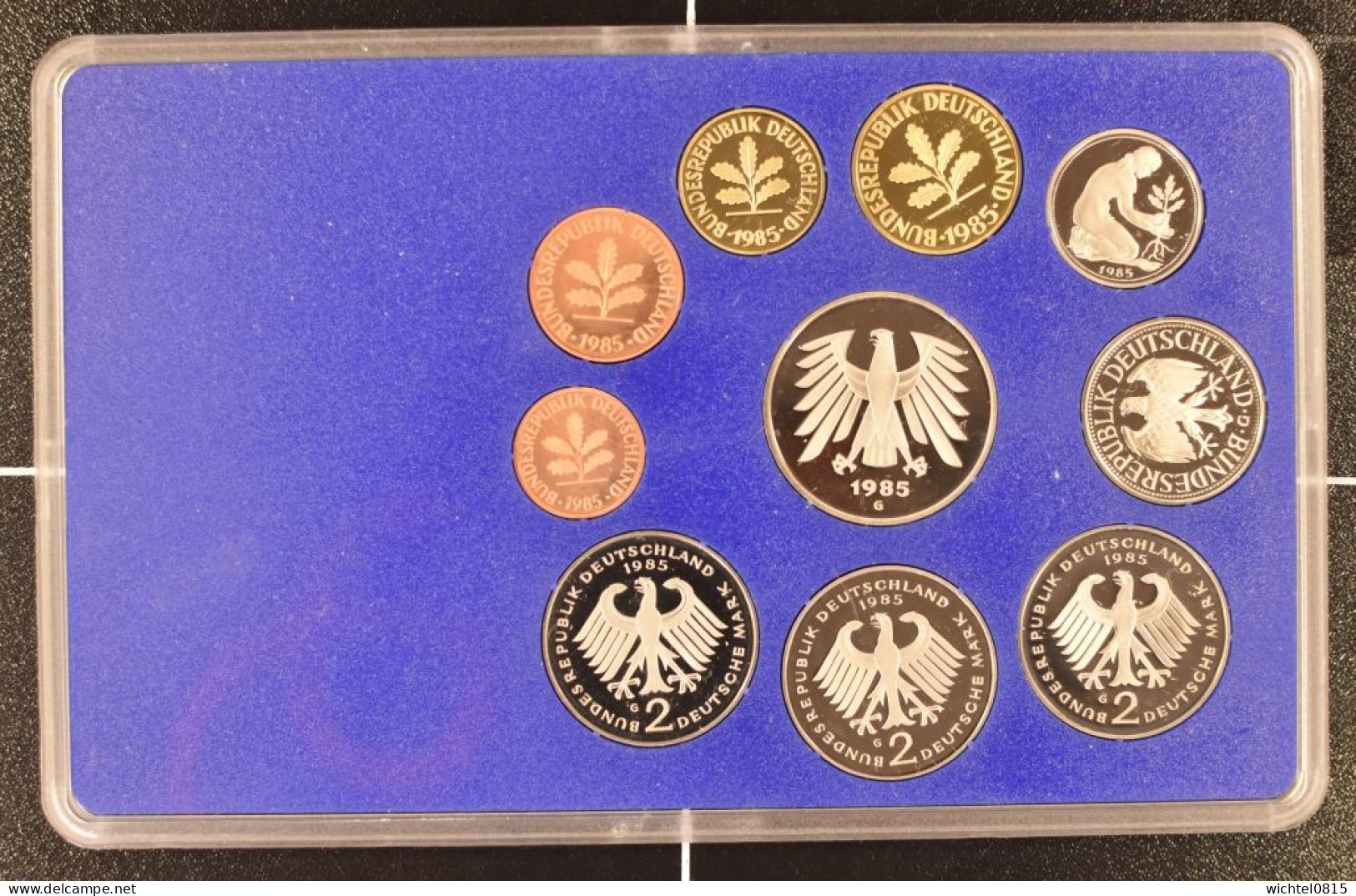 Kursmünzsatz BRD 1985 Prägestätte G [Karlsruhe] - Mint Sets & Proof Sets