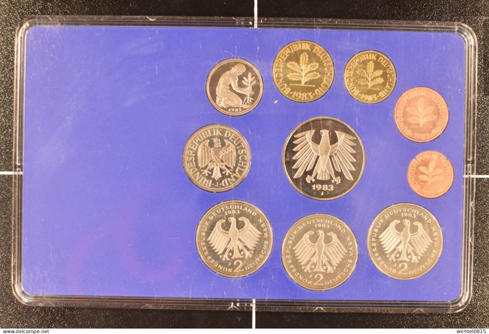 Kursmünzsatz BRD 1983 Prägestätte J [Hamburg] - Mint Sets & Proof Sets