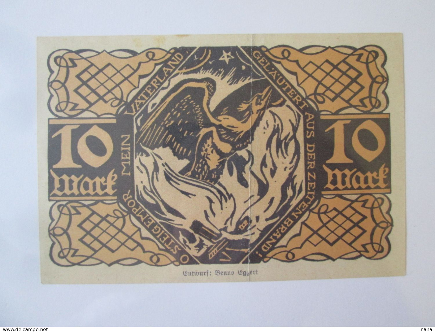 Germany 10 Mark 1922 Konstanz - 500 Mark