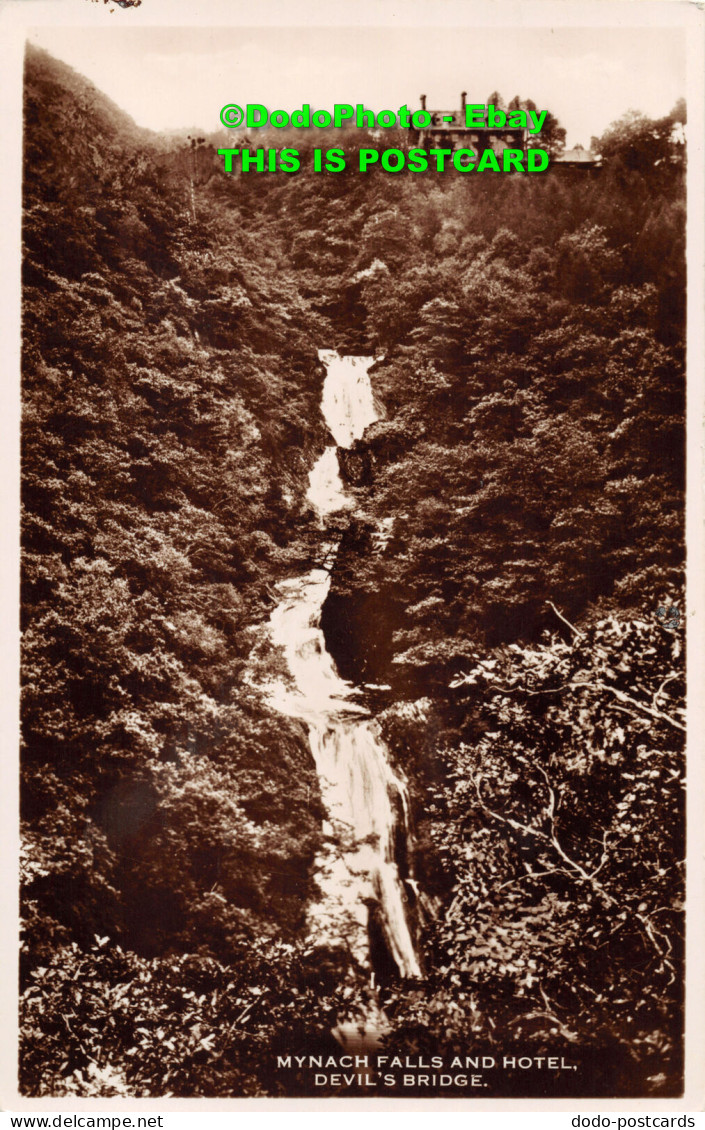 R396515 Devil Bridge. Mynach Falls And Hotel. E. T. W. Dennis. RP - Monde